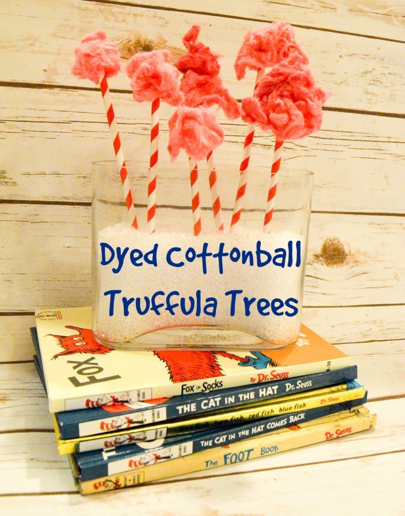 Dyed Cottonball Truffula Trees