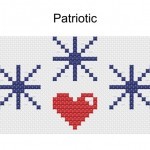 Patriotic Cross Stitch Pattern