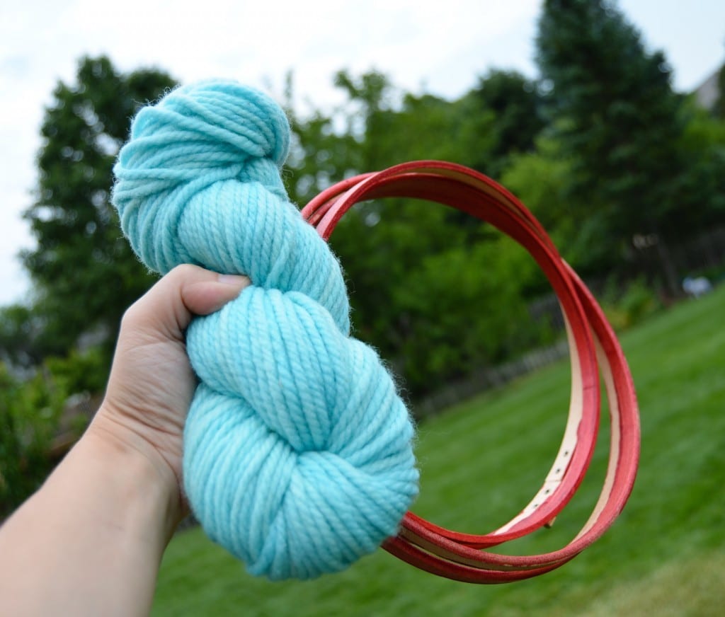 hoop and yarn