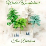 Winter Wonderland Tree Diorama
