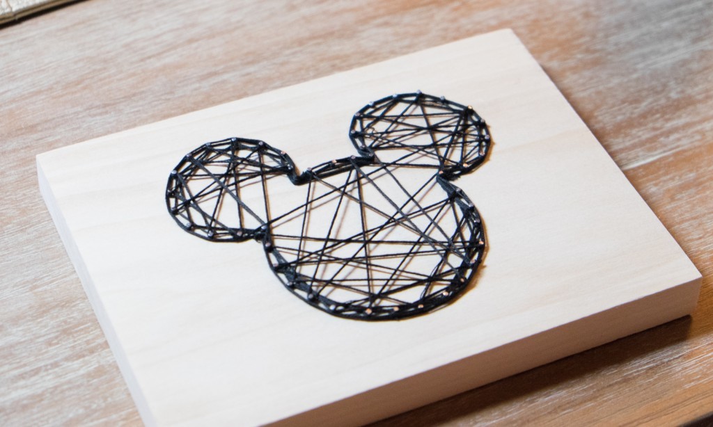 Mickey Mouse String Art