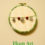 Easy Holiday Hoop Art