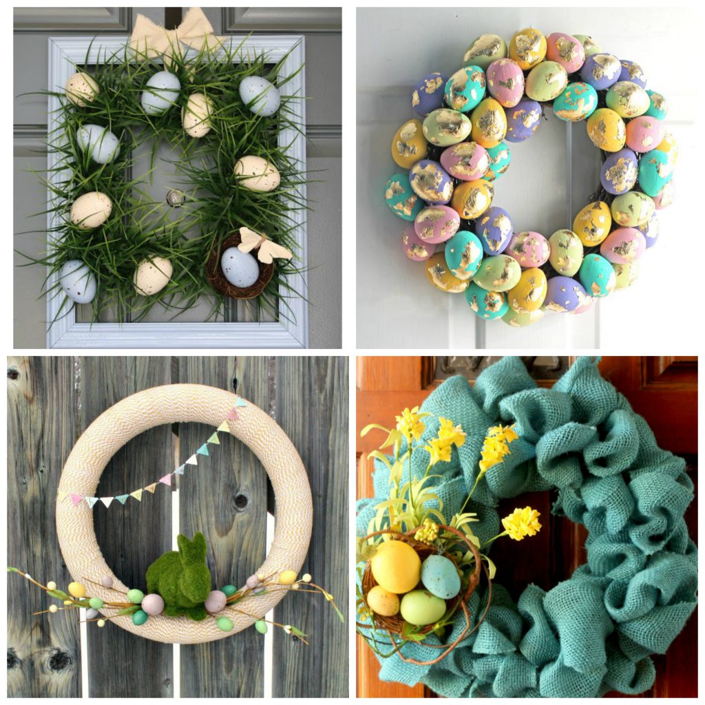 20 Sweet DIY Easter Wreaths