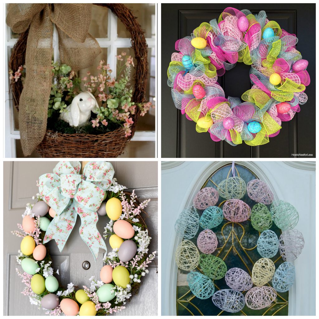 22 Sweet DIY Easter Wreaths