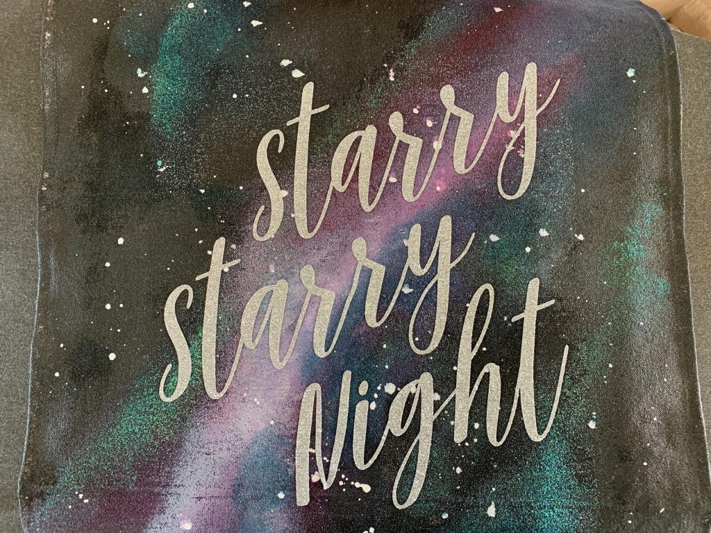 Starry Starry Night Painted Galaxy Banner