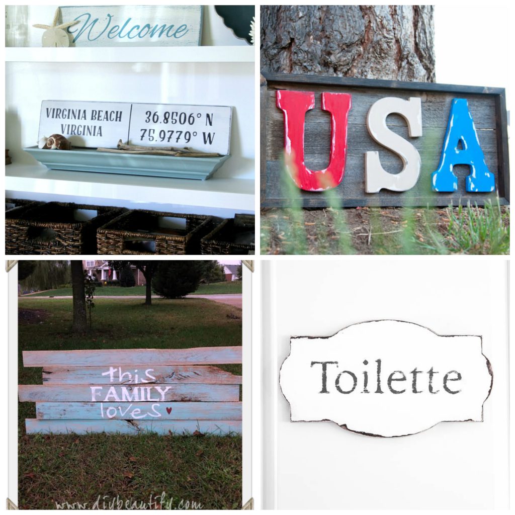 20 DIY Rustic Sign Projects